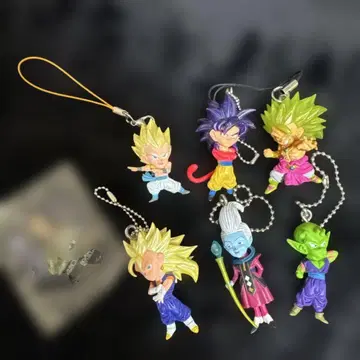 드래곤볼 스트랩 6개 세트