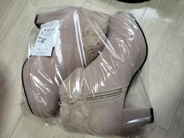 city hill 인조 모피 숏부츠