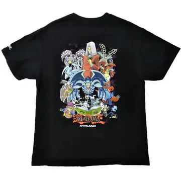 구제 의류 유희왕 T셔츠 L 블랙 페가수스 투니메이션T hypland *