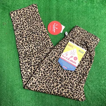 Cookman 쿠크만 스테디셀러 모델 셰프 팬츠 표범 무늬 레오파드 S