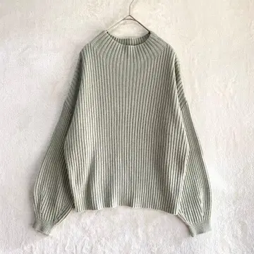 어반 리서치/니트 스웨터/F/하이넥 드롭 숄더 루즈핏