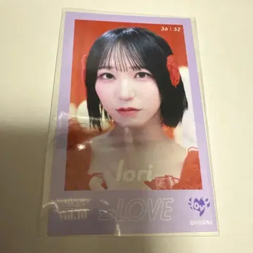 =LOVE 노구치 이오리 미니 포토 카드