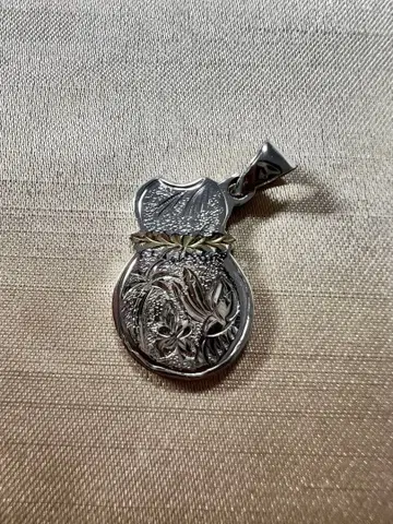 하와이안 주얼리 카히코 라지 펜던트 탑 silver