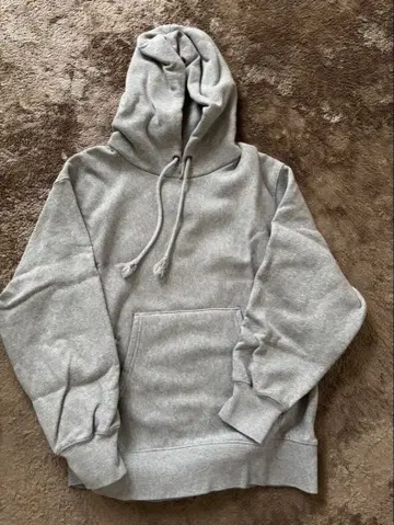 GU 그레이 후드 부착 후드티 (원단 도톰)