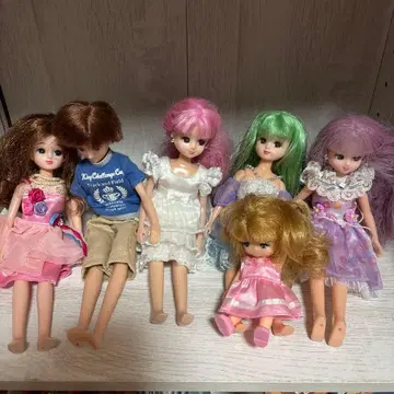 리카짱 인형 6체 세트