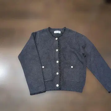 프레디&글로스터 포켓 부착 샤기 가디건