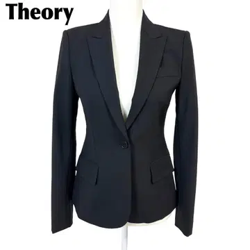 [새상품급] Theory 테일러드 자켓 원버튼 2 블랙 무지