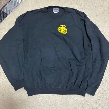 Hanes 블랙 맨투맨 XL