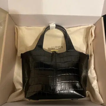 새상품 LUMEN PANIER PETIT BAG PATTERN BLACK