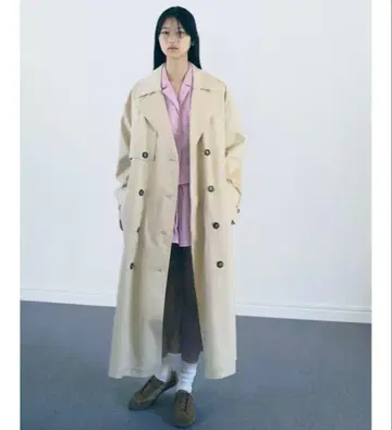 ZARA 롱 기장 오버 사이즈 트렌치코트