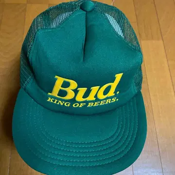 90s 버드와이저 메쉬 캡 그린 빈티지 데드스탁