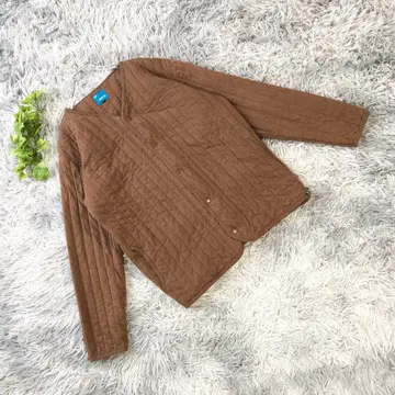 Good On [ M ] 미국제 브라운 퀼팅 V넥 자켓 인기