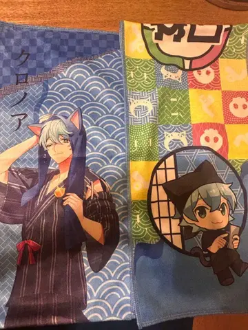 니치죠구미 크로노아 극락탕 타월 2장 세트 등신 데포