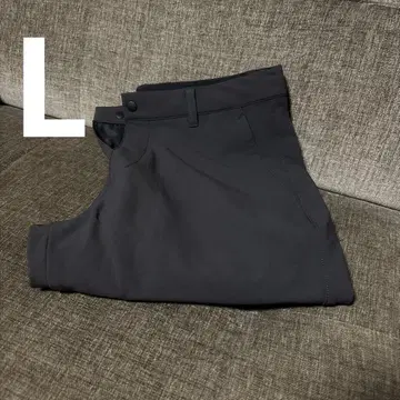웜 스트레치 팬츠 L 사이즈 다크 그레이