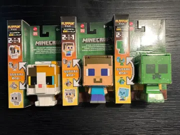 마인크래프트(MINECRAFT) 초전개 피규어 3개