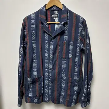 Rough & Tumble 스트라이프 패턴 긴팔 셔츠 S