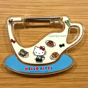 커피관 x 키티 오리지널 아크릴 카라비너 시크릿