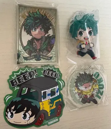 히로아카 미도리야 이즈쿠 데포메 데포피그 파브 거울풍 아크릴 스티커