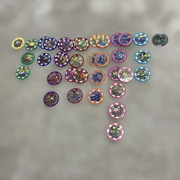 애니메이션 캐릭터 코인 세트