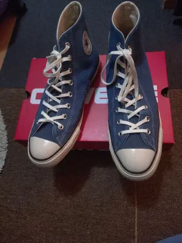 CONVERSE ALL STAR 파랑 스웨이드 스니커즈 오리지네이터