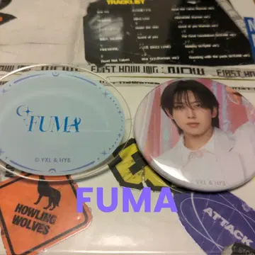 &TEAM cafe 캔뱃지 &아크릴 배지 FUMA 군