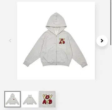 나니와단시 지퍼 후드티