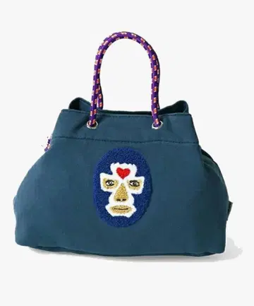 짐 마스터 복면 레슬러 사가 런치 토트 네이비