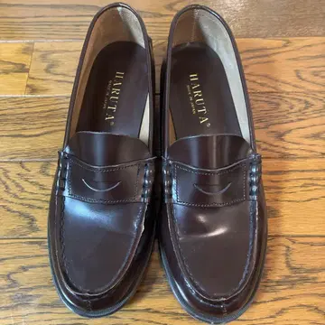 HARUTA 다크 브라운 로퍼