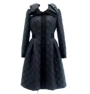 르네 퀼팅 충전솜 코트 로얄 스위트 코트 다운 블랙 L
