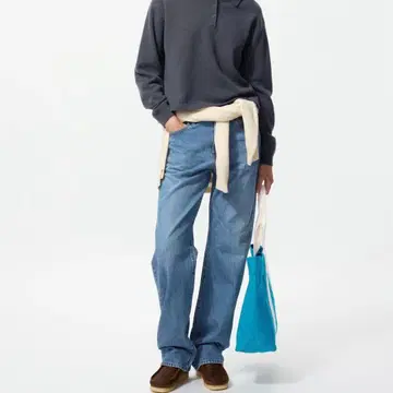 UNIQLO JW ANDERSON 스트레이트 청바지