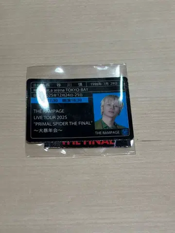 THE RAMPAGE 하세가와 신 스티커 캡슐