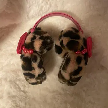 레오파드 무늬 귀도리 미니 디즈니