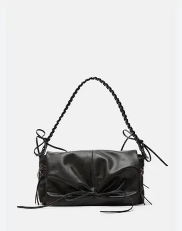 ZARA 가죽 숄더백