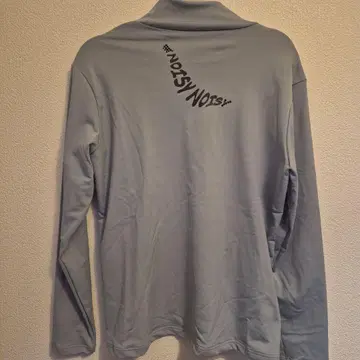 NOISY 터틀넥 셔츠 라이트 그레이