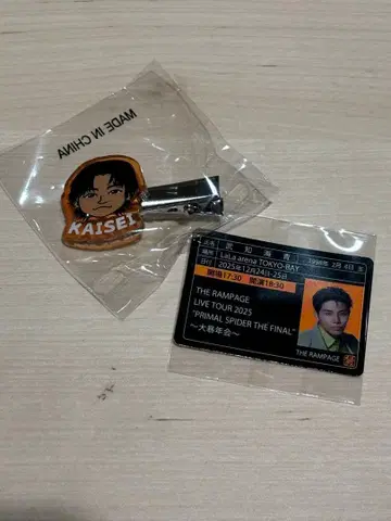 THE RAMPAGE 타케치 카이세이 캡슐 스티커 헤어 클립