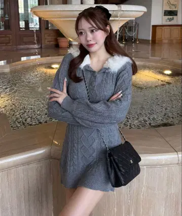 OLIVE des OLIVE Keru 스타일 폭모레 원피스