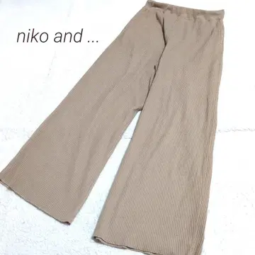 niko and - 니코앤드 리브 와이드 팬츠 허리밴딩 루즈핏