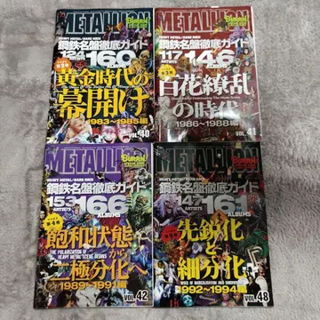 METALLION Vol.40 41 42 48 1983~1994년 특집