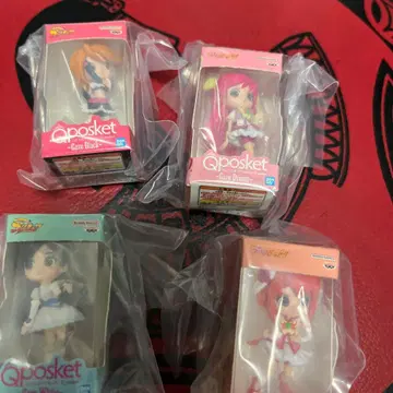 Qposket 큐어 블랙, 화이트, 드림, 루즈 피규어 세트 4체