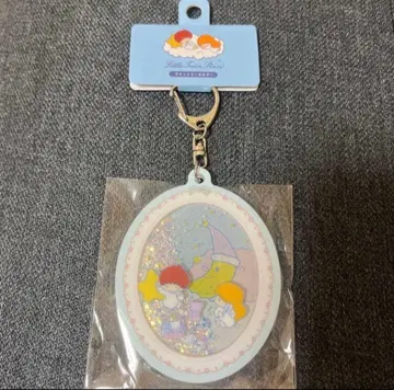 키키라라 50주년 산리오 리틀트윈스타 리퀴드 키링 레트로