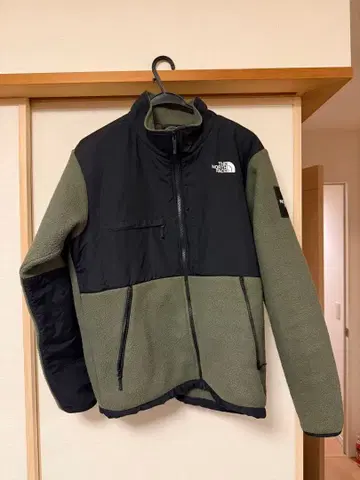 THE NORTH FACE 플리스 자켓 올리브 그린/블랙