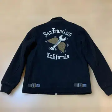 BEN DAVIS 샌프란시스코 멜톤 점퍼 블루종