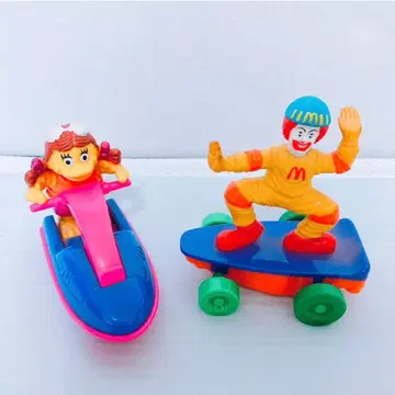 맥도날드 피규어 세트 스케이트보드