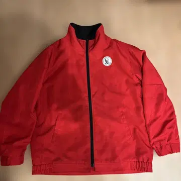 카니지 썬더 자수 빨간색 자켓 컨디션 최상 레어 기업 로고