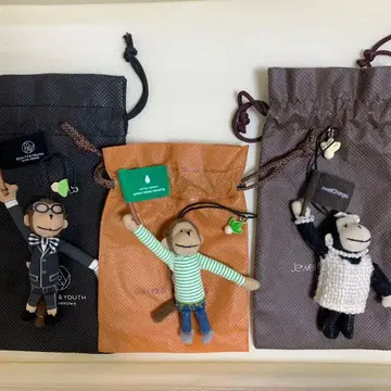 UNITED ARROWS 원숭이 스트랩 UA 원숭이 3개