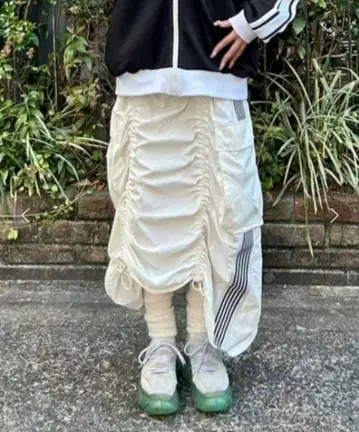 캔디 스트리퍼 DRAWSTRING LINED 스커트