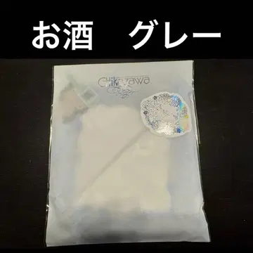 치카자와 레이스 술 그레이 타월 손수건 일본술