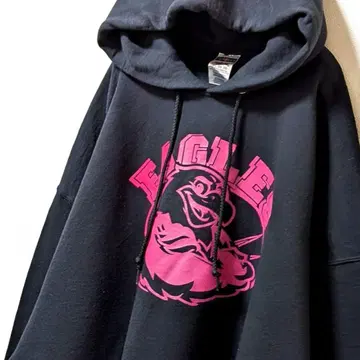 저지 이글스 로고 후드 맨투맨 블랙 3XL 구제 의류