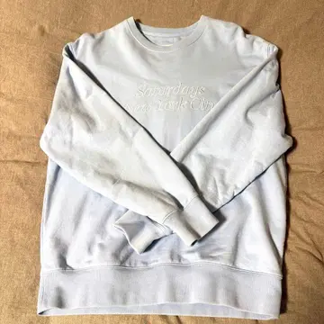 Saturdays New York City 맨투맨 라이트 블루