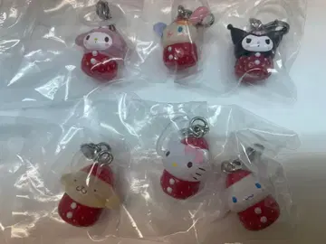 산리오 딸기 마크 액세서리 컴플리트